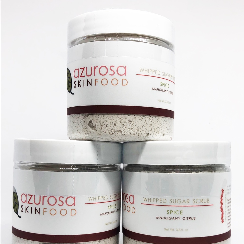 Mahogany Citrus Whipped sugar scrub